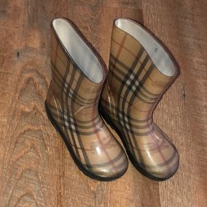 Burberry Kids Rain Boots